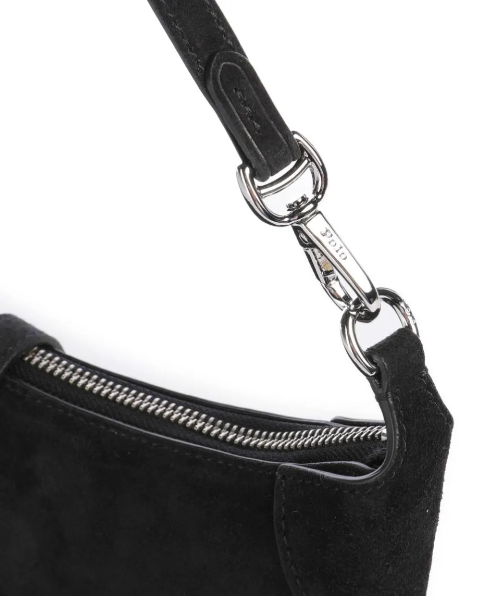 ID Collection Small Beuteltasche aufgerautes Rindsleder schwarz