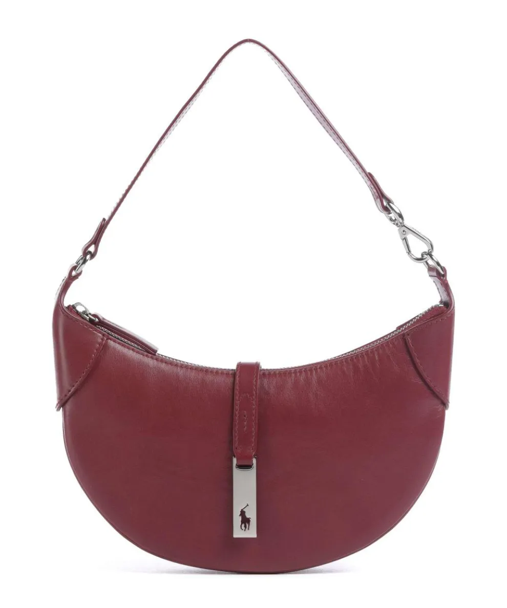 ID Collection Small Schultertasche fein genarbtes Rindsleder bordeaux