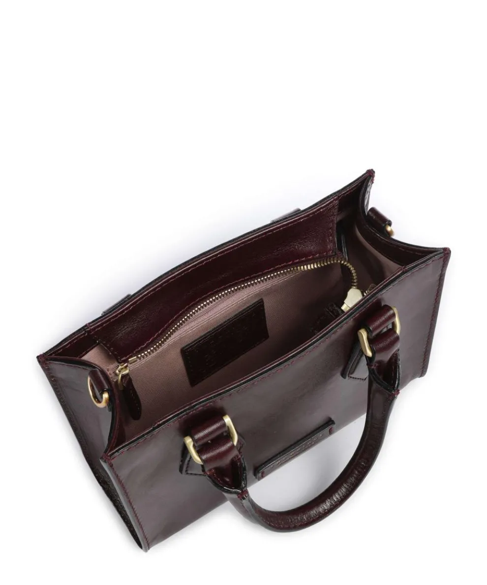 Ida Handtasche fein genarbtes Rindsleder wein