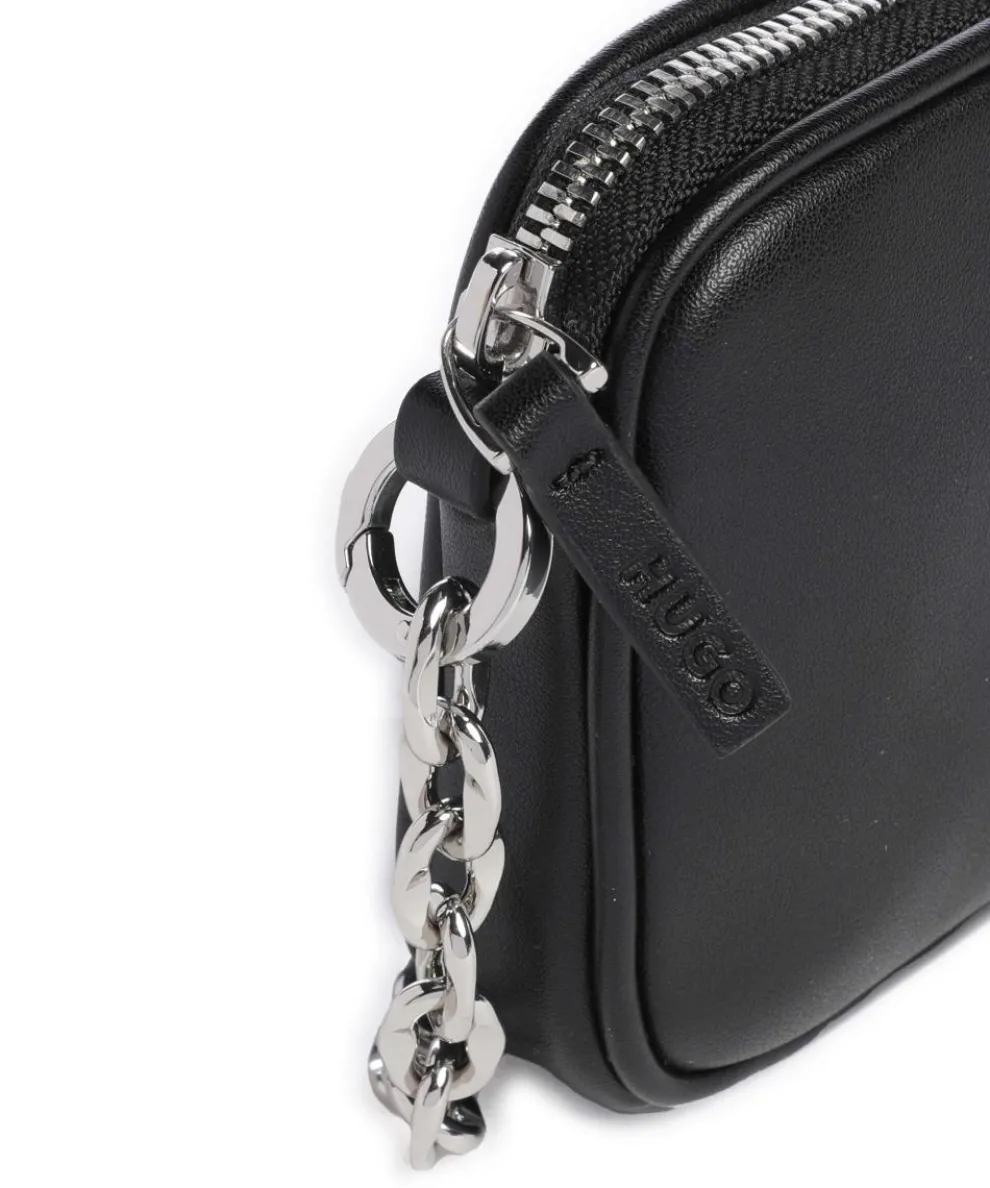 Mel Umhängetasche Lederimitat schwarz