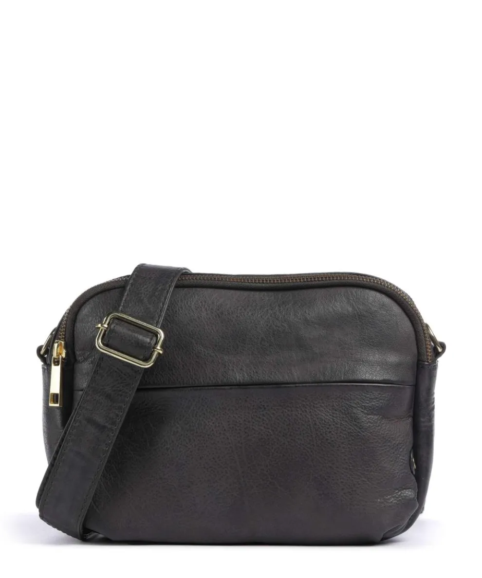 Golden Chic Umhängetasche Rindsleder anthrazit