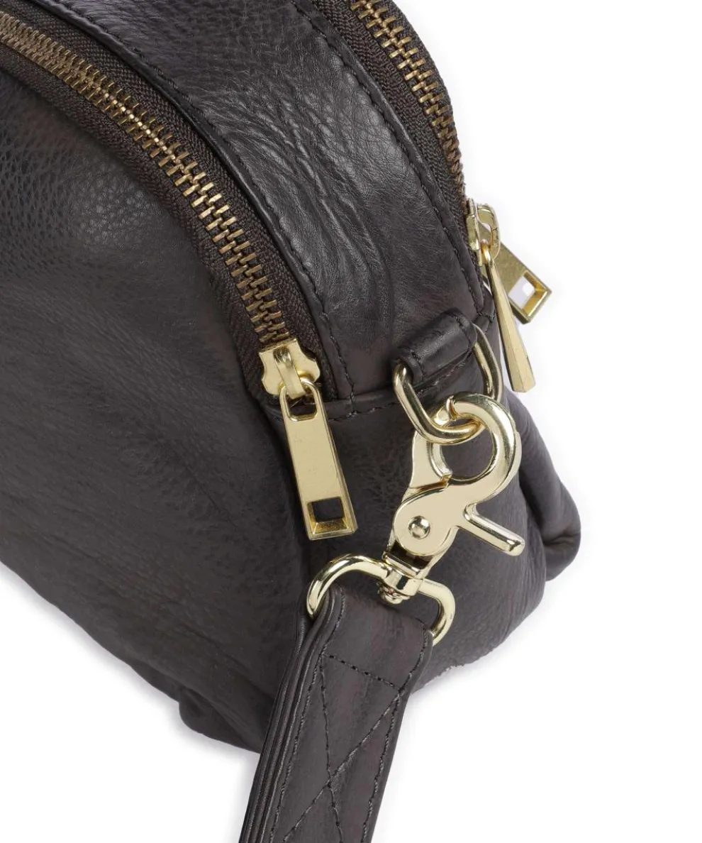 Golden Chic Umhängetasche Rindsleder anthrazit