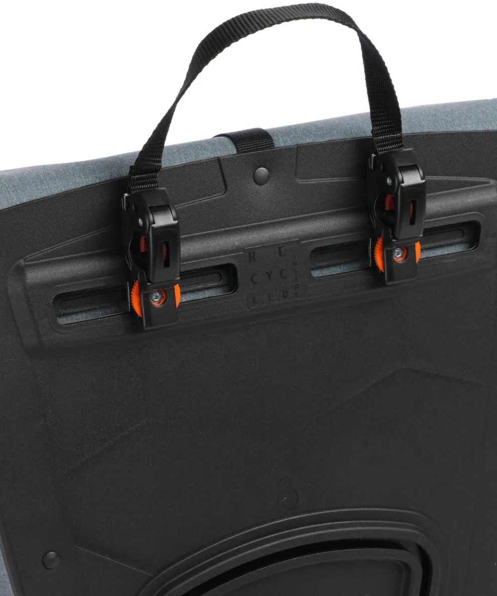 ReCycle Back Gepäcktasche recyceltes Polyester, recyceltes Polyamid blaugrau