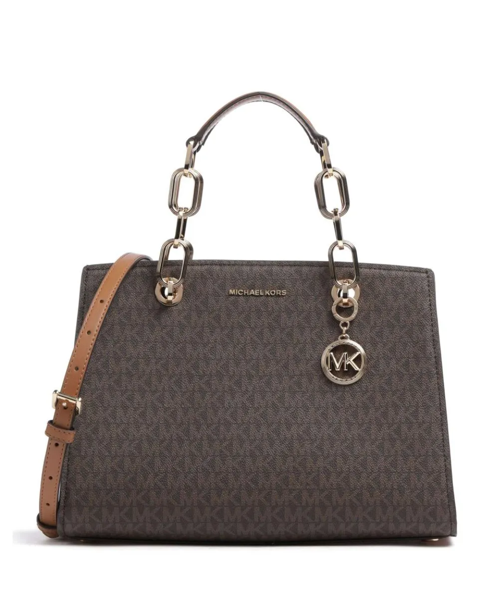 Cynthia Handtasche Canvas dunkelbraun