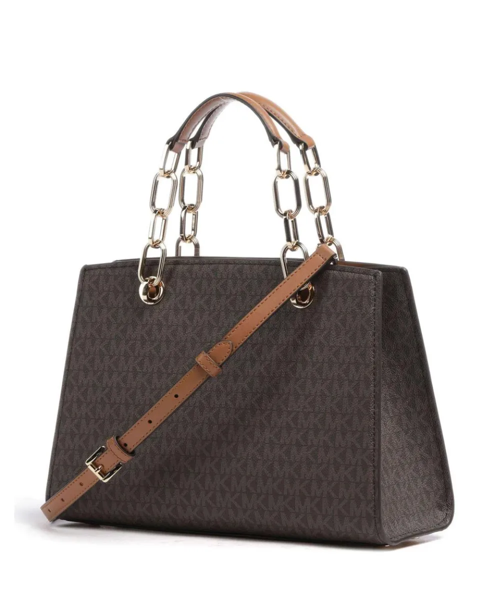 Cynthia Handtasche Canvas dunkelbraun