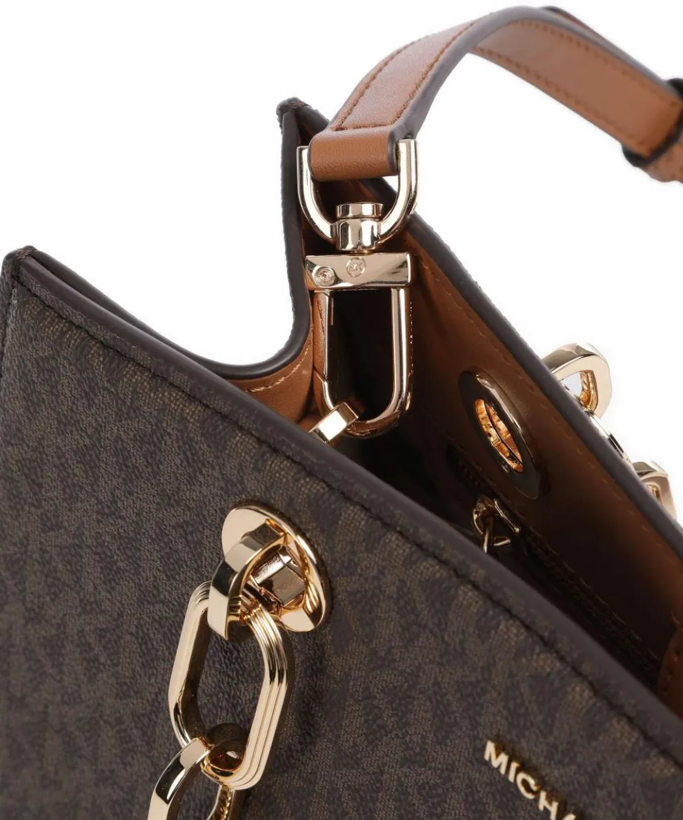 Cynthia Handtasche Canvas dunkelbraun