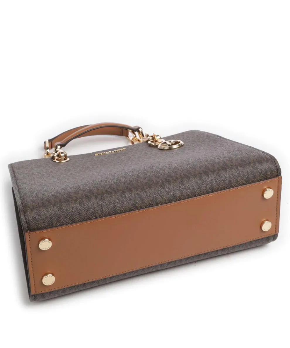 Cynthia Handtasche Canvas dunkelbraun