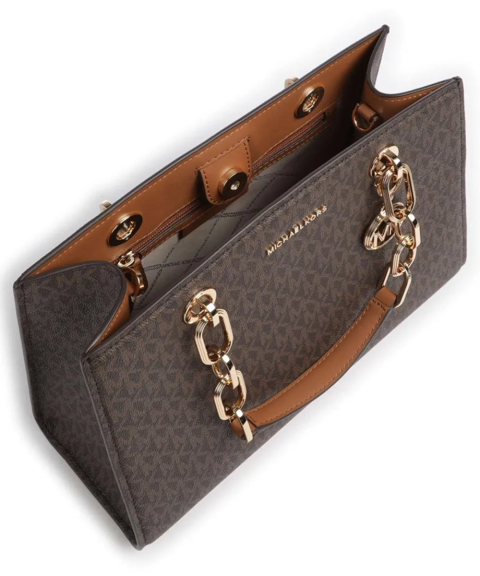 Cynthia Handtasche Canvas dunkelbraun