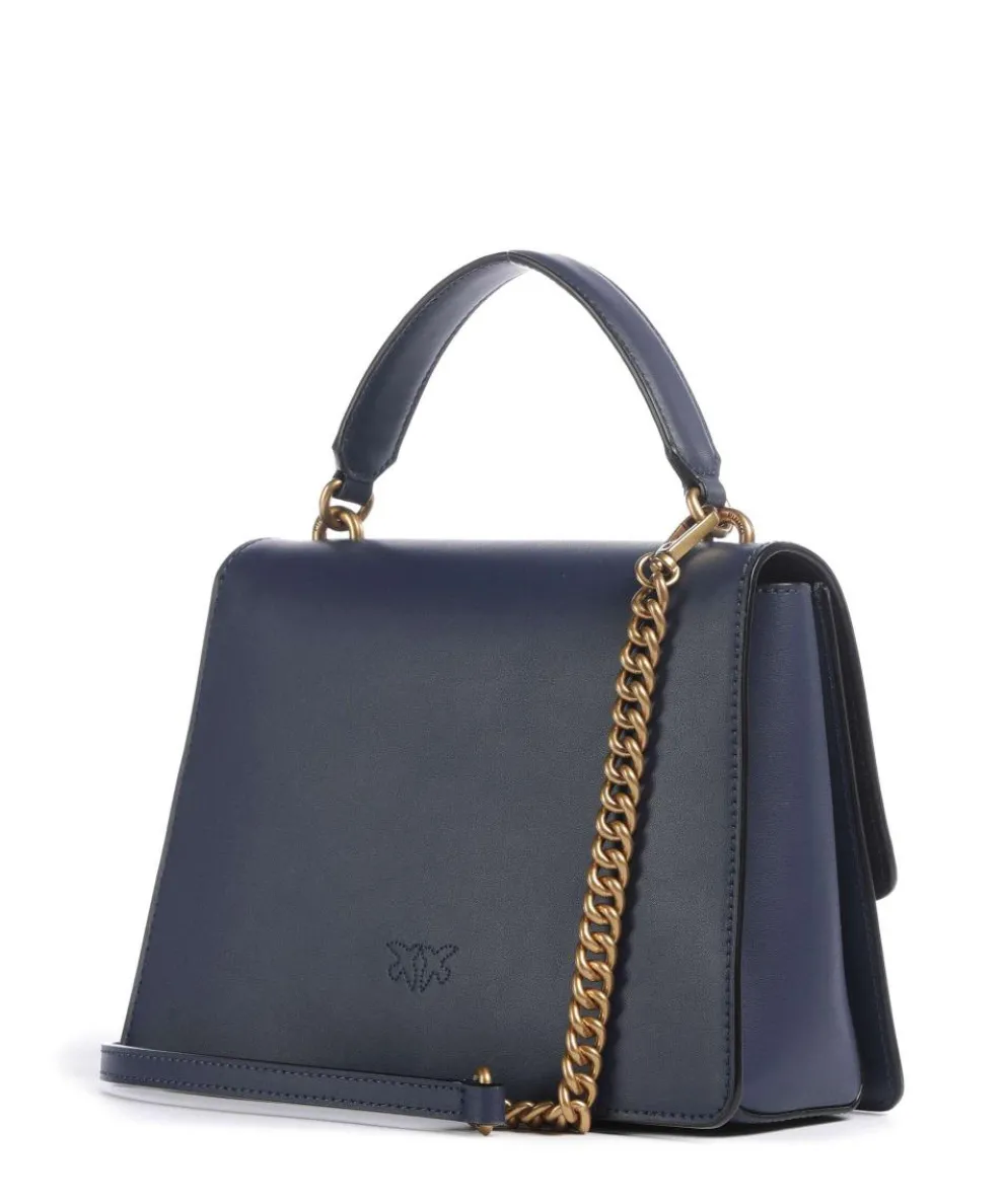 Love One Classic Handtasche fein genarbtes Rindsleder dunkelblau