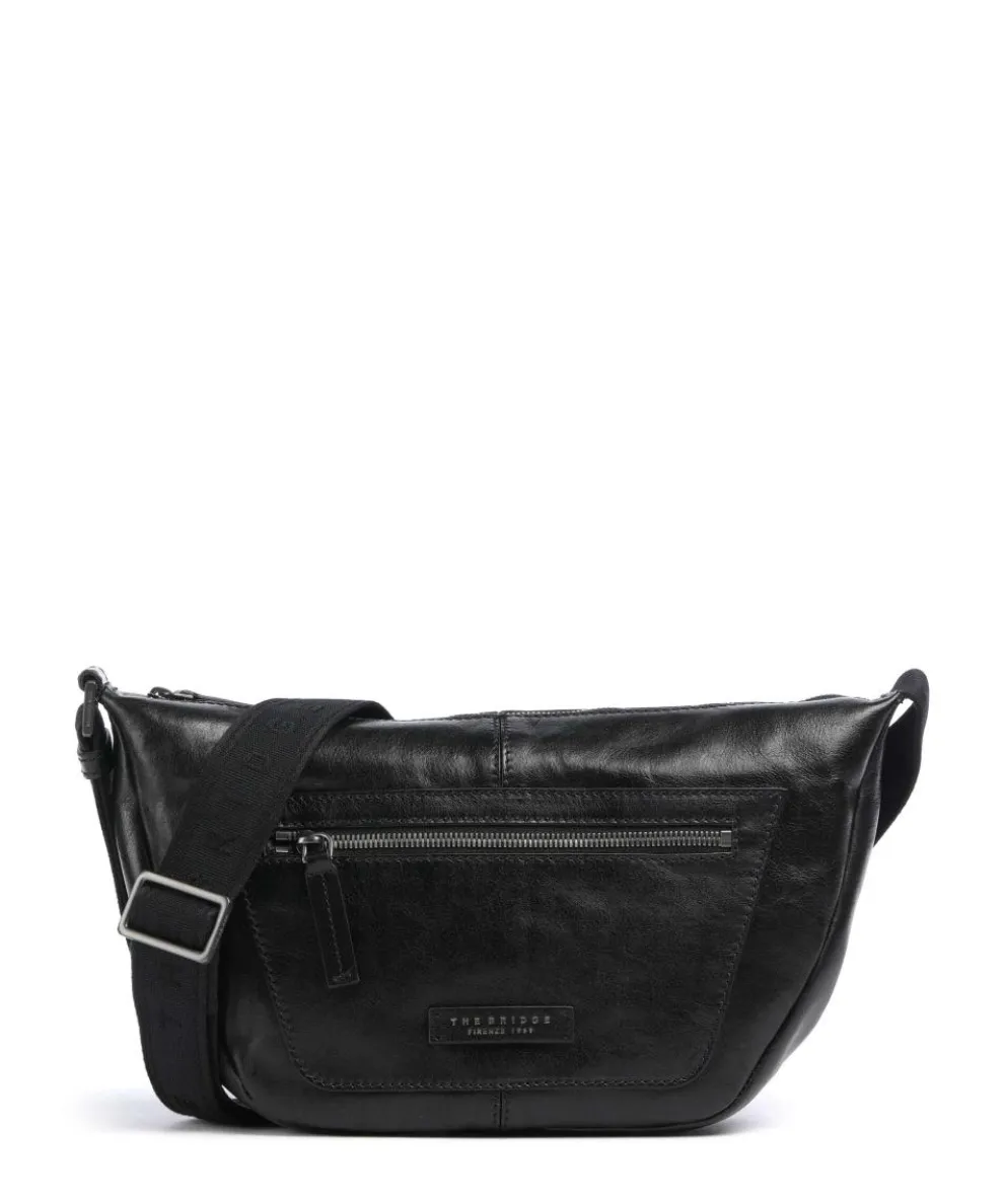 Igor Umhängetasche fein genarbtes Rindsleder schwarz