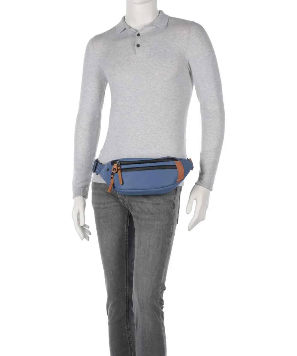 Japan Ichikawa Gürteltasche Canvas blau