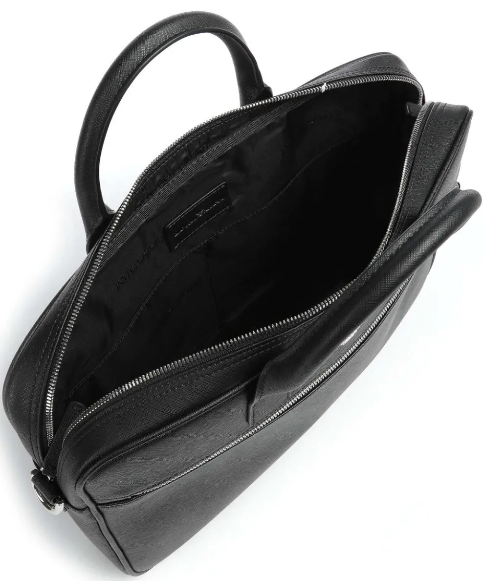 Business Regenerated Aktentasche 14″ Lederimitat schwarz