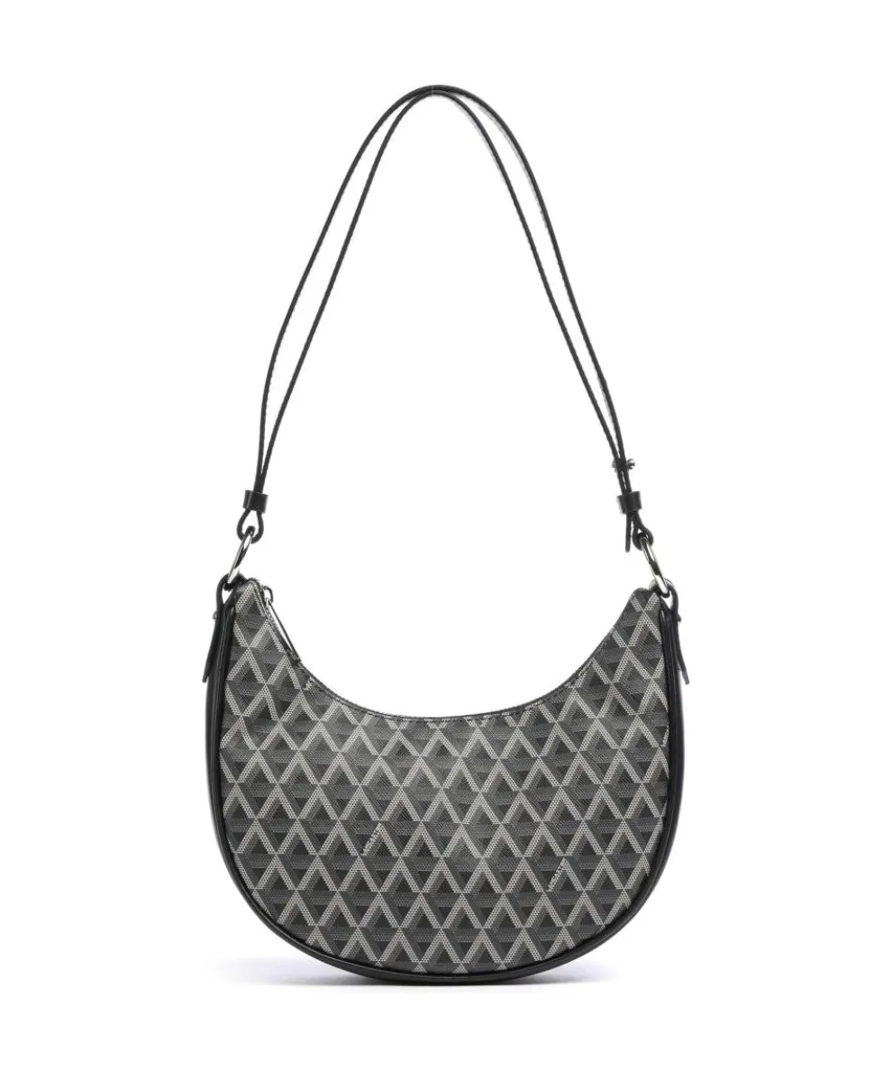 Ikon IT Schultertasche Lederimitat schwarz