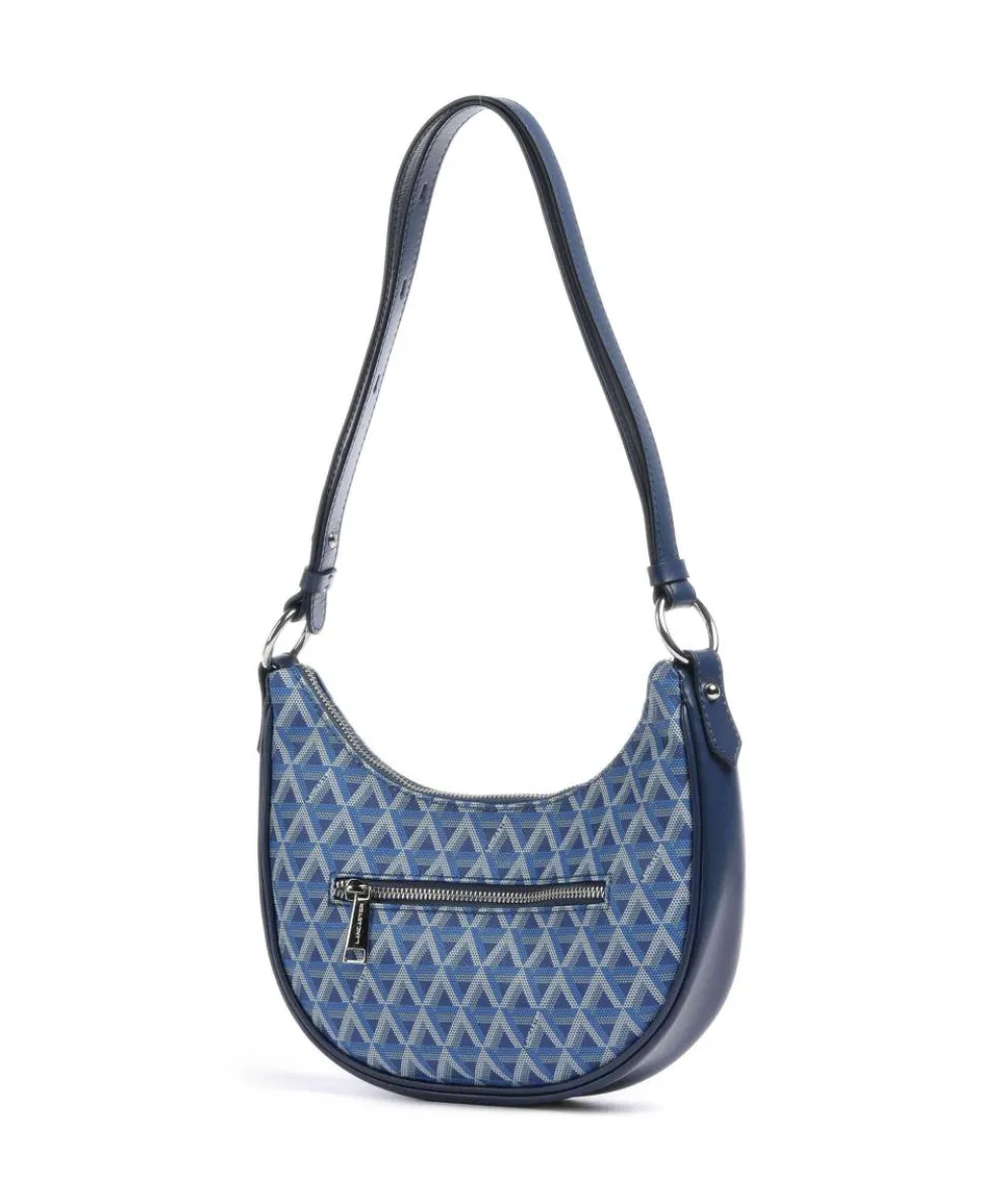 Ikon IT Schultertasche Lederimitat blau