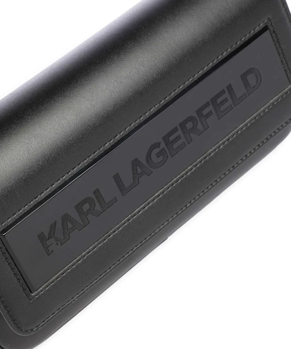 Ikon K Medium Schultertasche Lederimitat schwarz