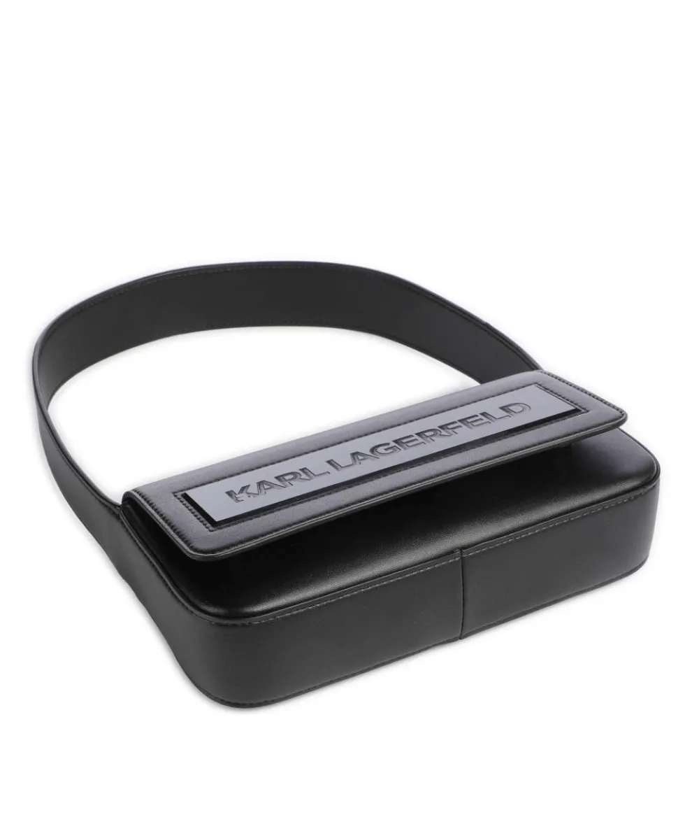 Ikon K Medium Schultertasche Lederimitat schwarz