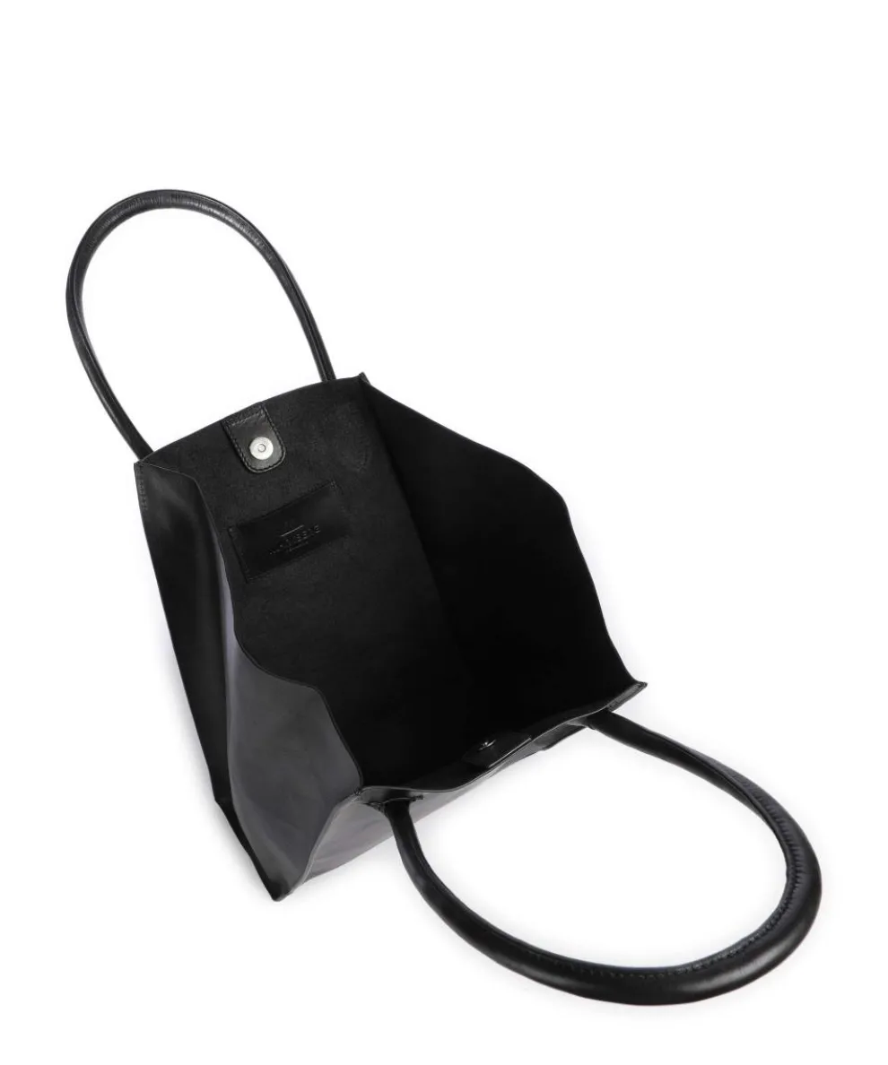 Ilsa Shopper Rindsleder schwarz