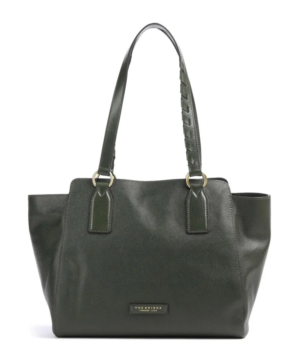 Ines Shopper genarbtes Rindsleder khaki