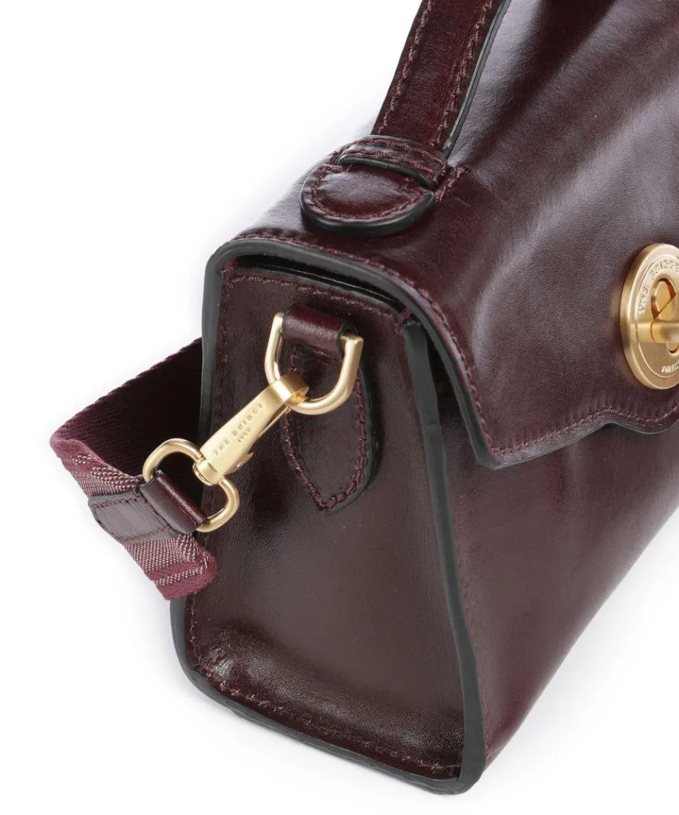 Irene Umhängetasche fein genarbtes Rindsleder dunkelrot