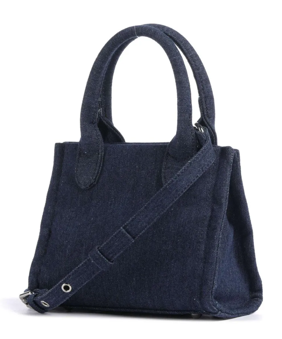 Iris Distressed S Umhängetasche Baumwolle dunkelblau