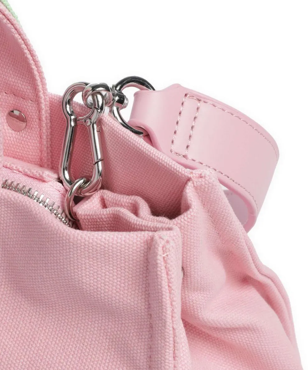 Iris Patch Canvas M Handtasche Canvas rosa