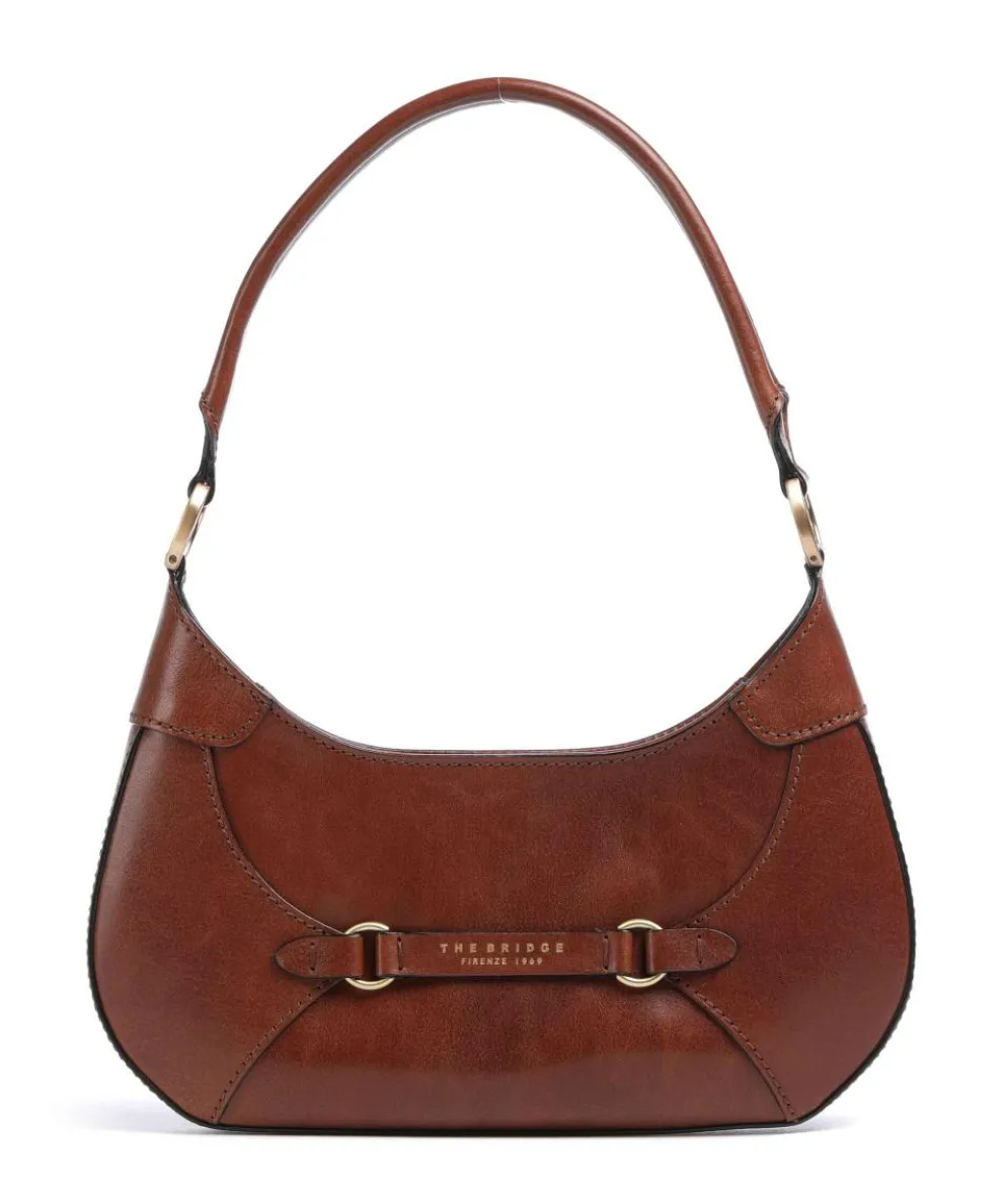 Isabella Schultertasche fein genarbtes Rindsleder braun