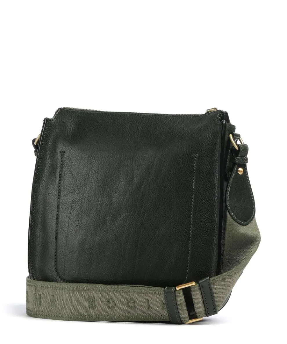 Isadora Umhängetasche genarbtes Rindsleder khaki