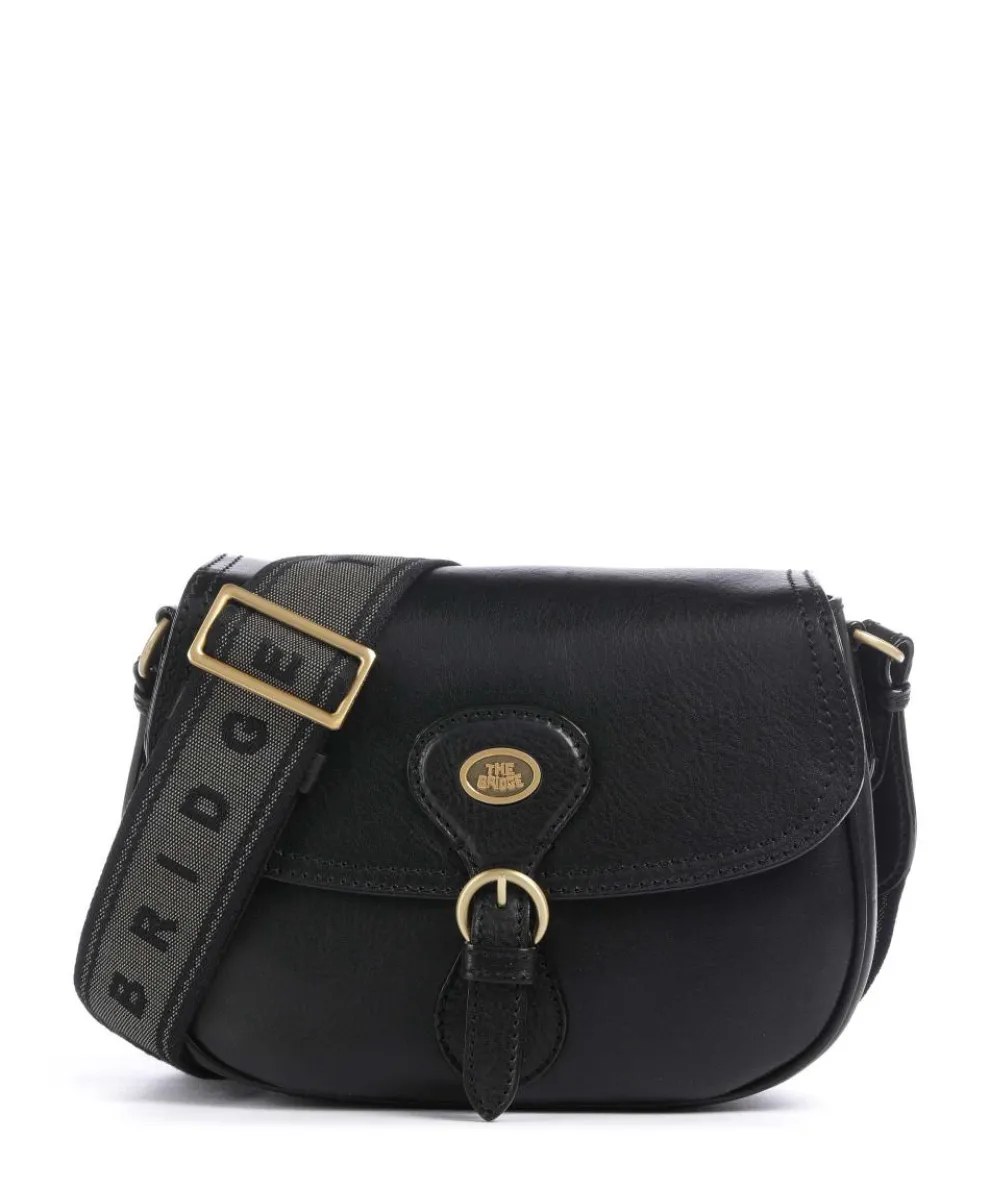 Isadora Umhängetasche fein genarbtes Rindsleder schwarz