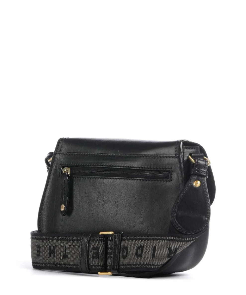 Isadora Umhängetasche fein genarbtes Rindsleder schwarz