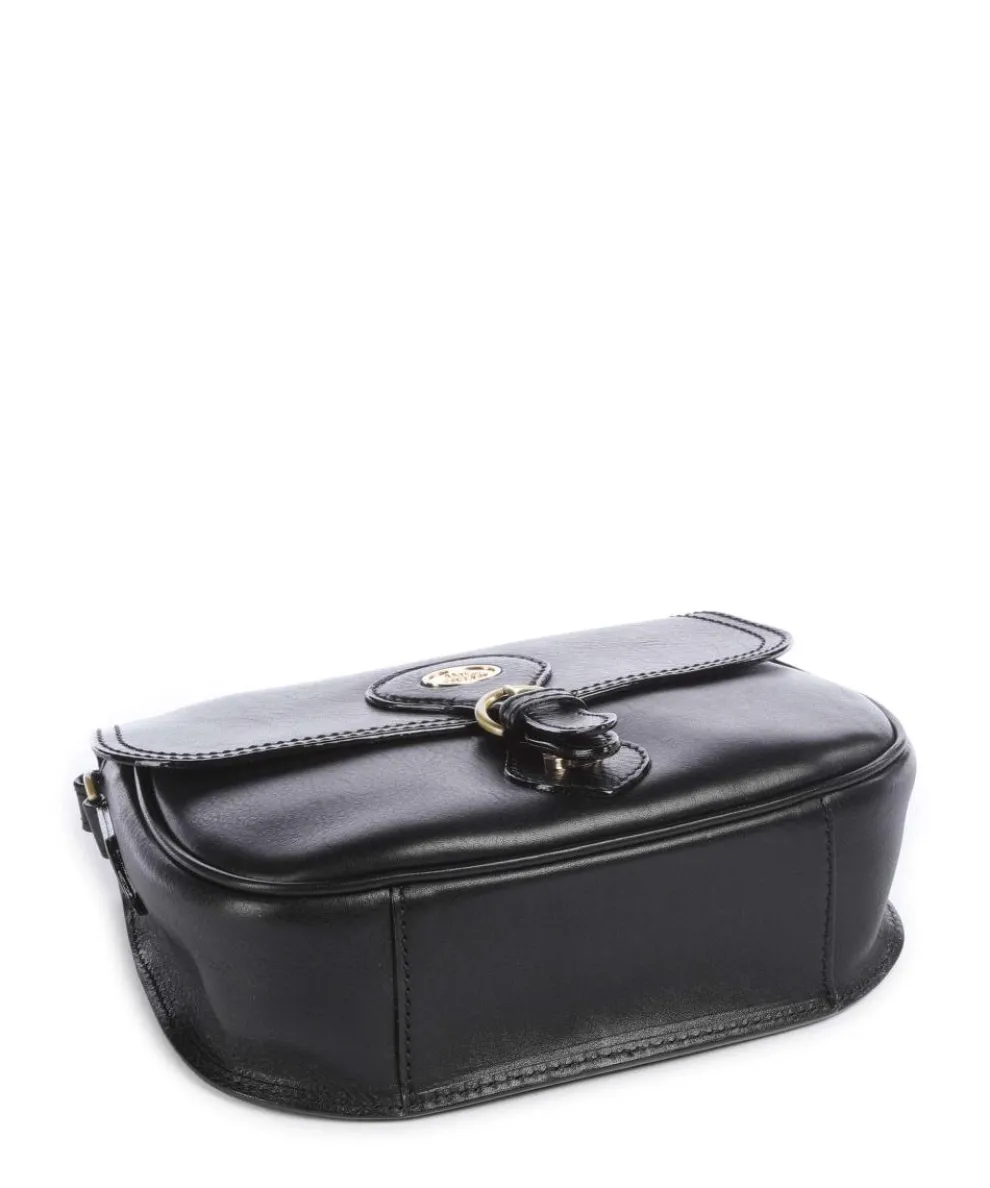 Isadora Umhängetasche fein genarbtes Rindsleder schwarz