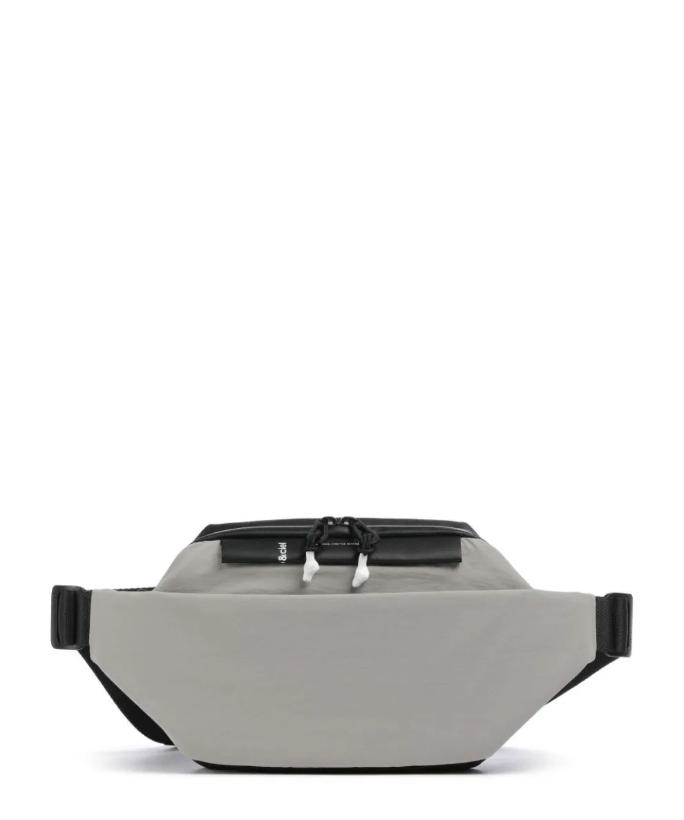 Isarau S Umhängetasche Nylon grau/schwarz