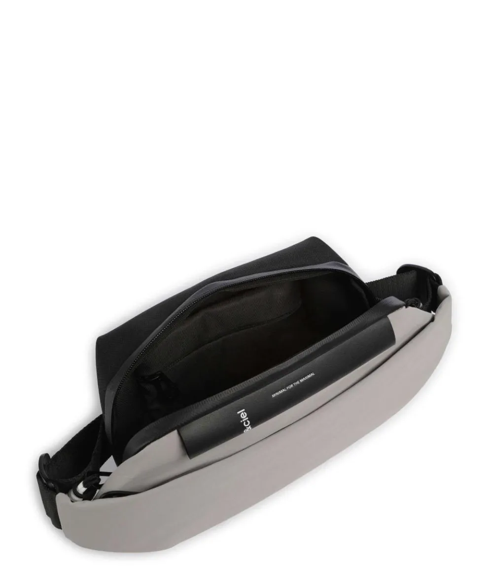 Isarau S Umhängetasche Nylon grau/schwarz