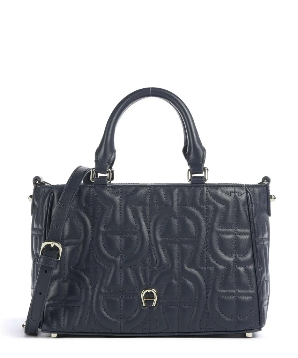 Diadora M Handtasche Rindsleder navy