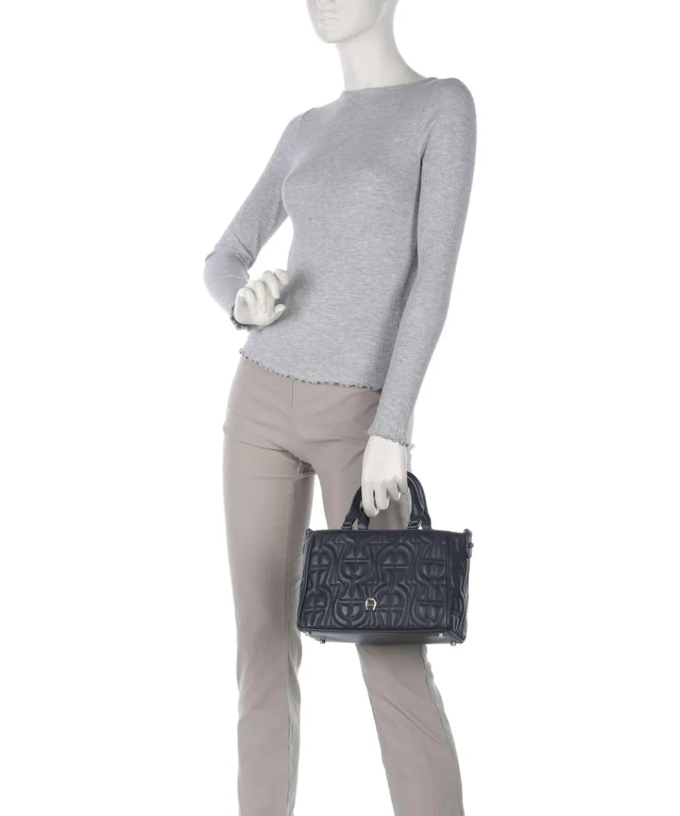 Diadora M Handtasche Rindsleder navy