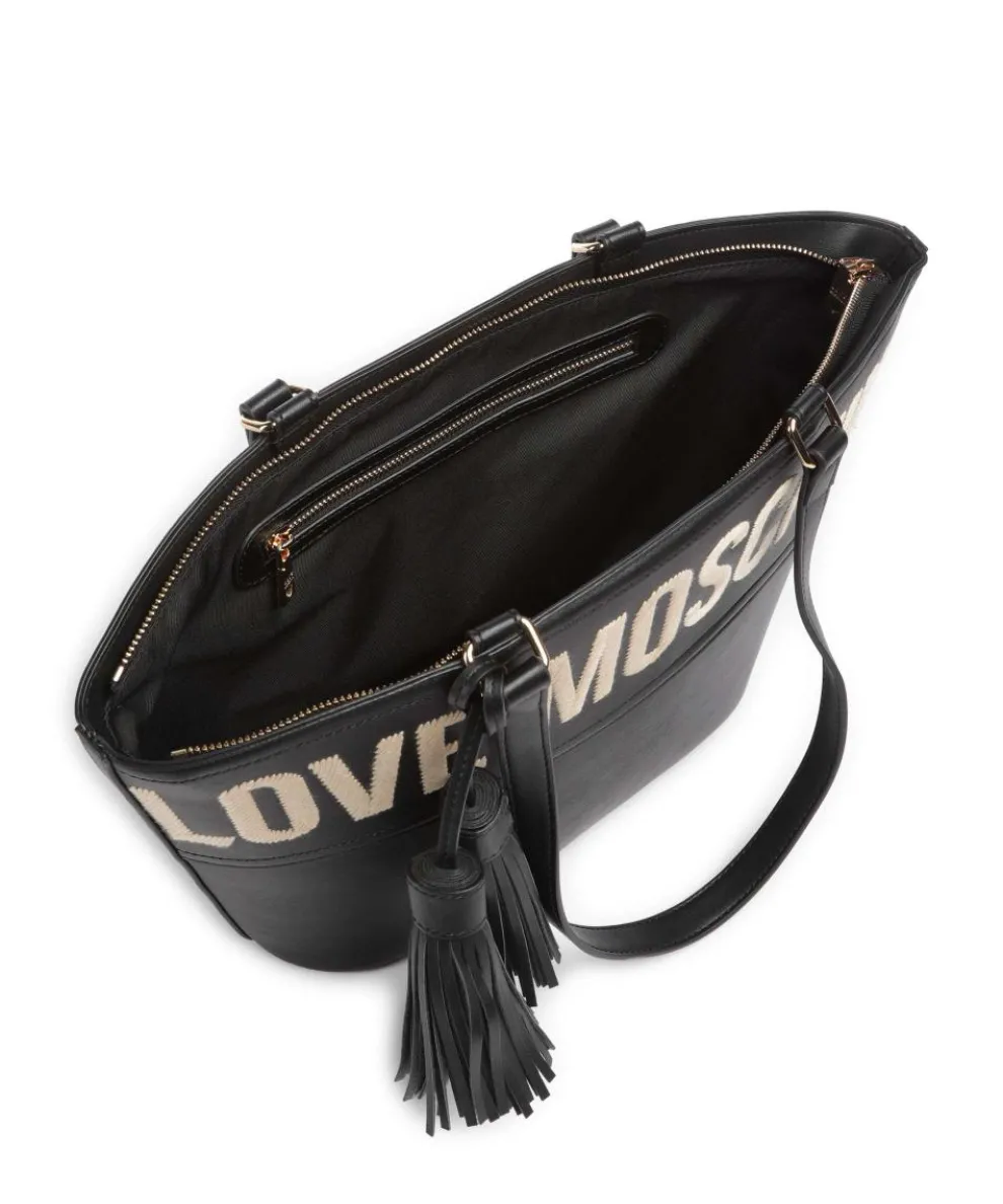 Item Cabas Shopper Lederimitat schwarz