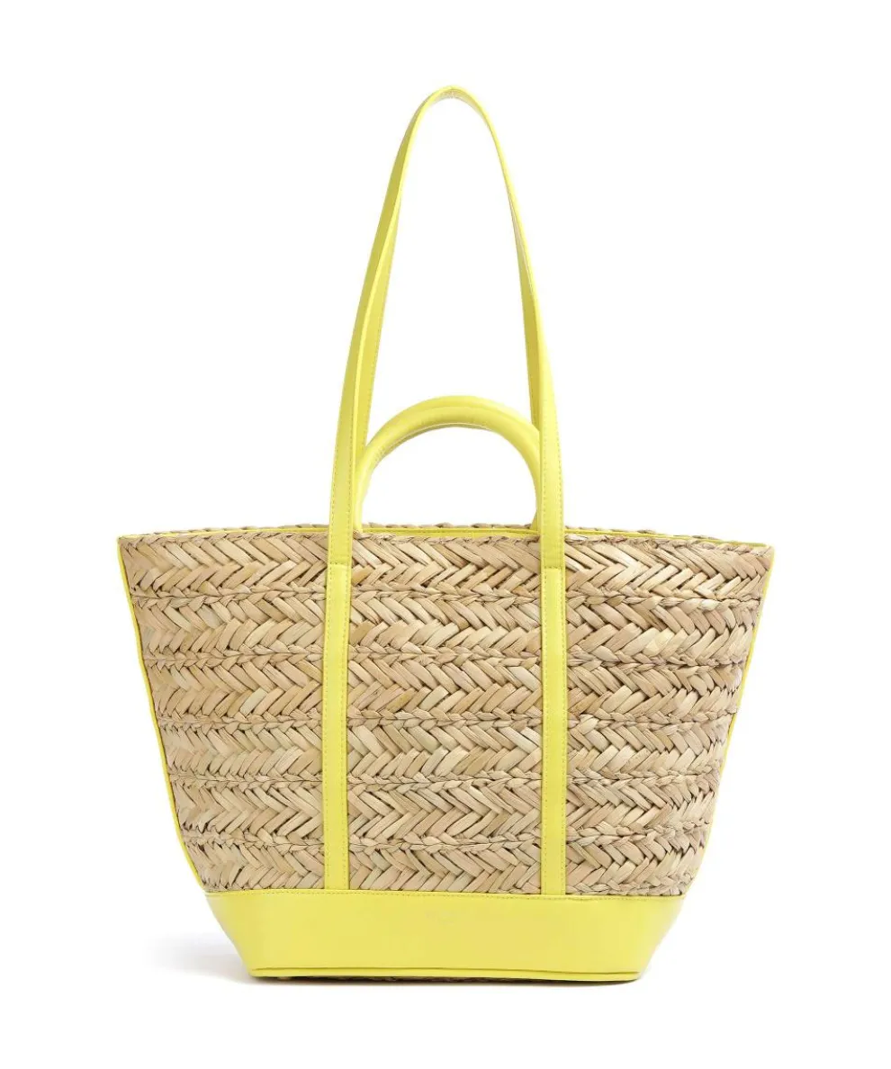 Ivees Shopper Bast, Lederimitat gelb