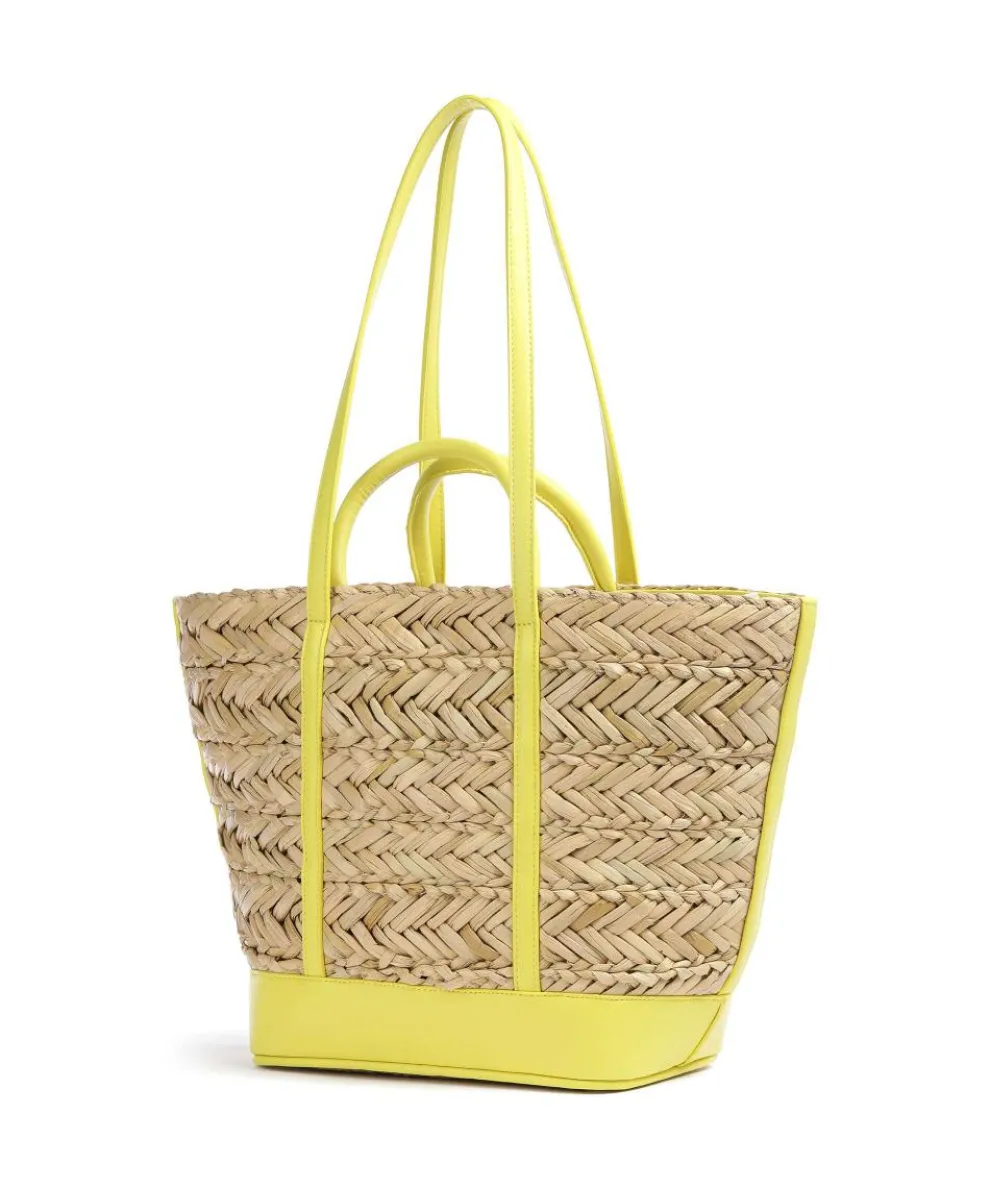 Ivees Shopper Bast, Lederimitat gelb