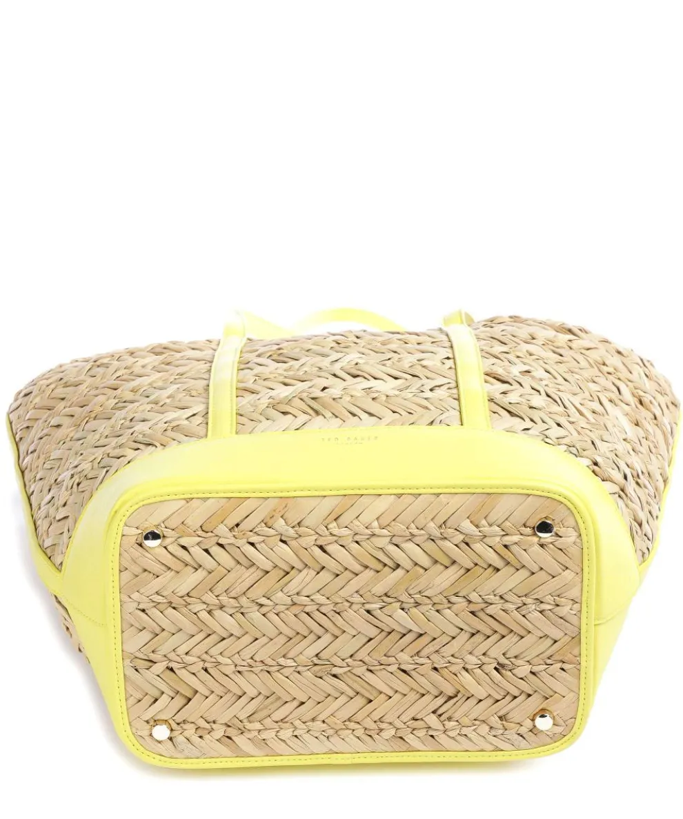 Ivees Shopper Bast, Lederimitat gelb