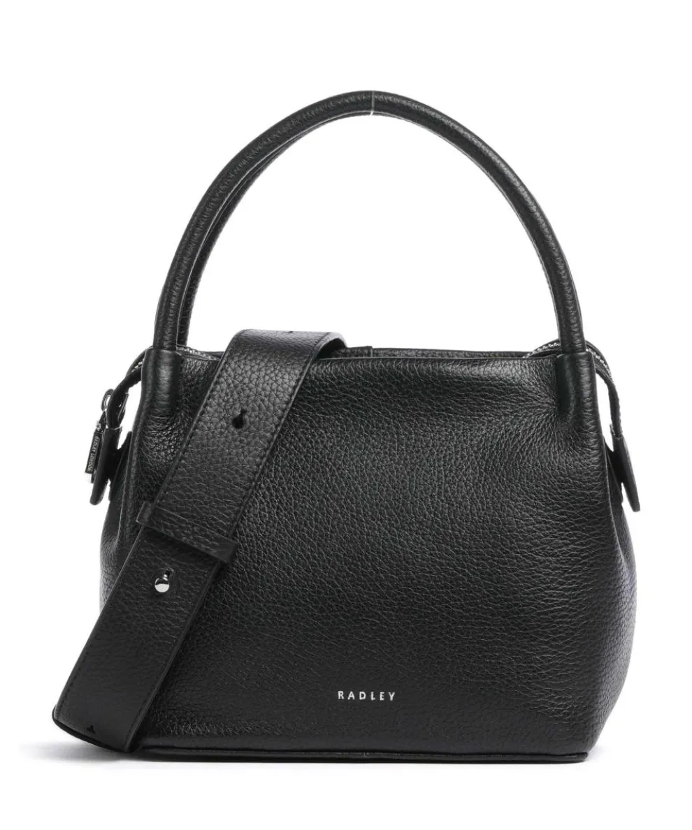 Ivydale Road Handtasche genarbtes Rindsleder schwarz