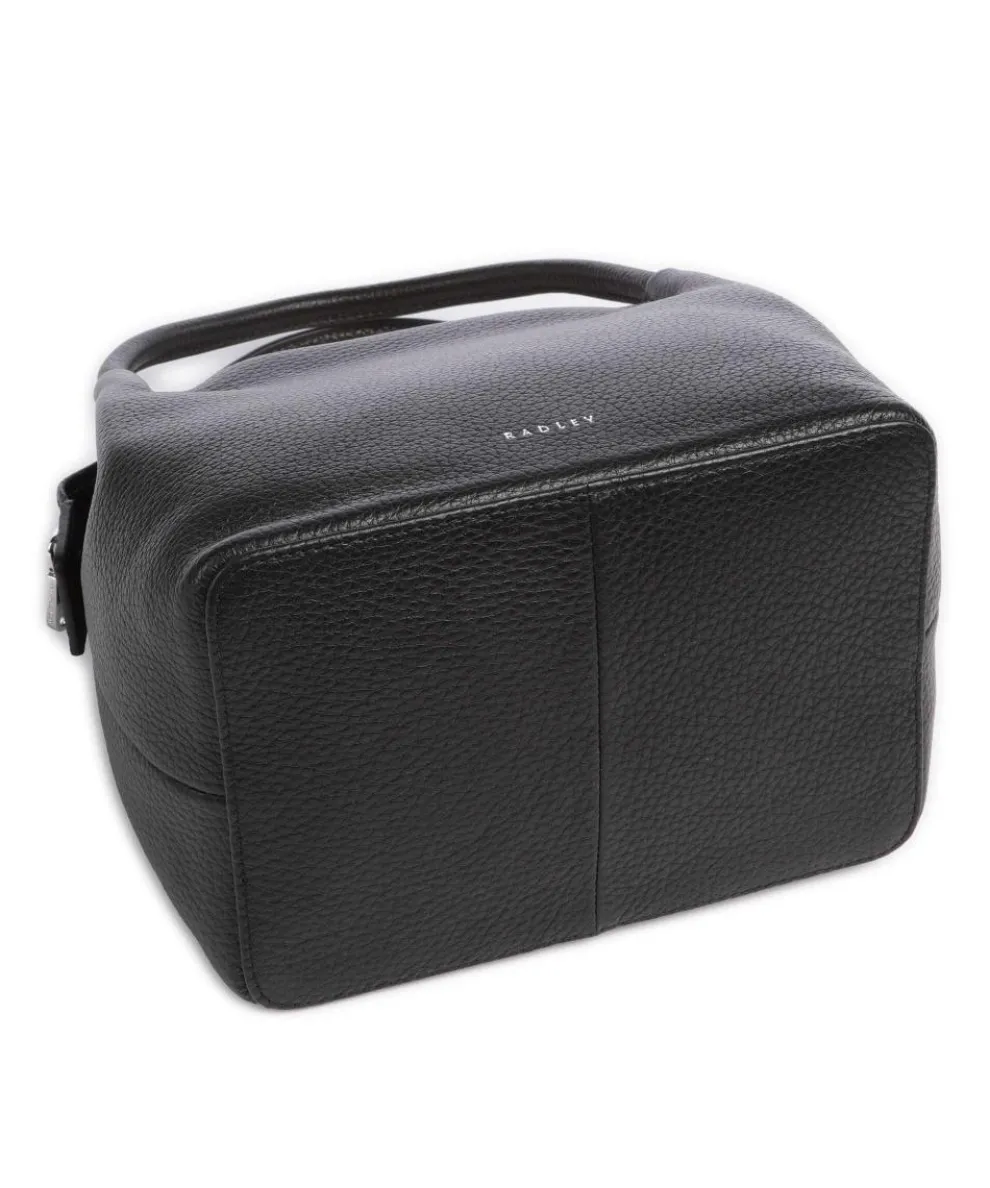 Ivydale Road Handtasche genarbtes Rindsleder schwarz