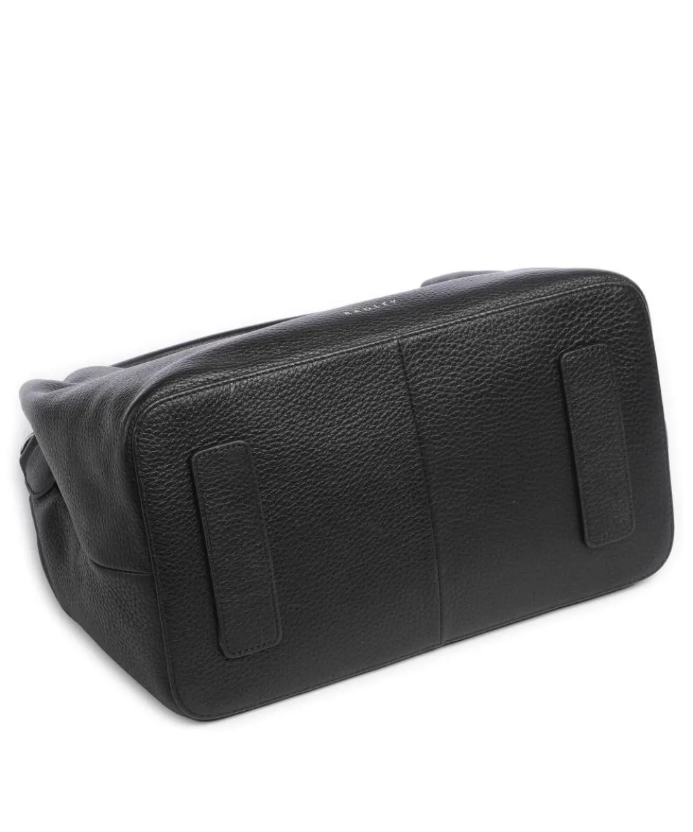 Ivydale Road Handtasche genarbtes Rindsleder schwarz