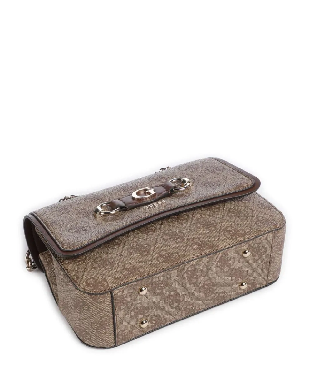 Izzy Schultertasche Lederimitat braun