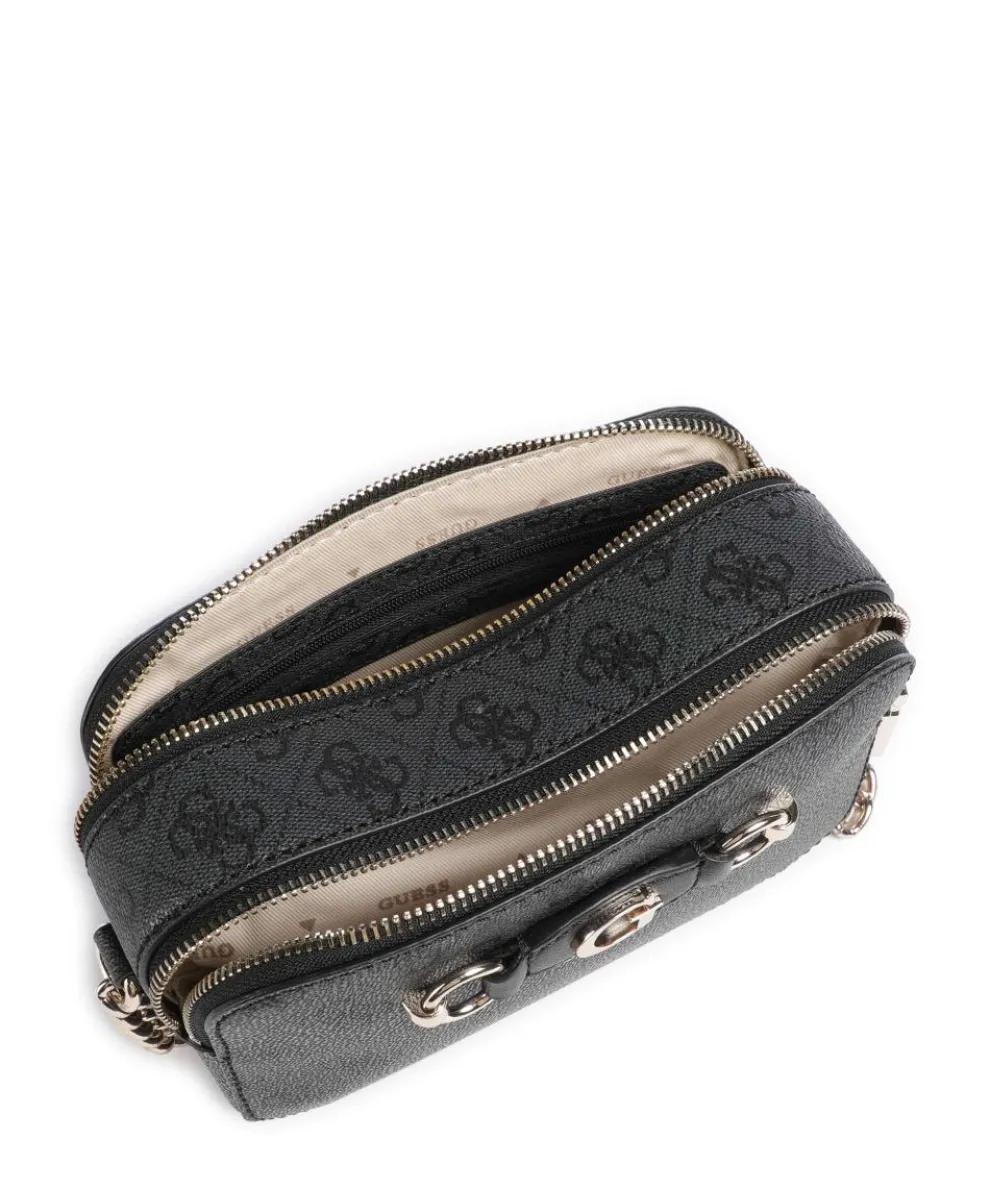 Izzy Umhängetasche Lederimitat anthrazit