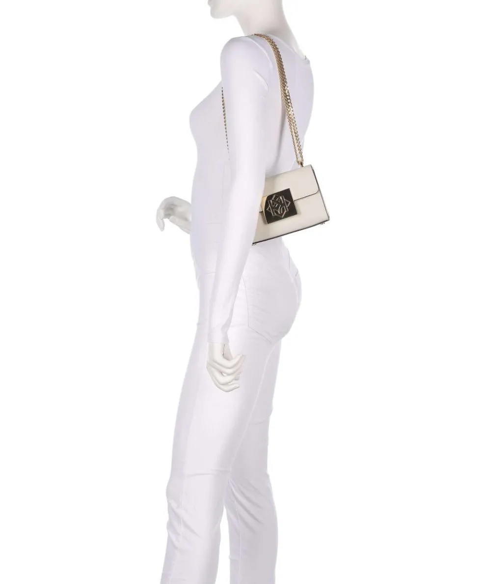 Viena S Schultertasche fein genarbtes Rindsleder elfenbein