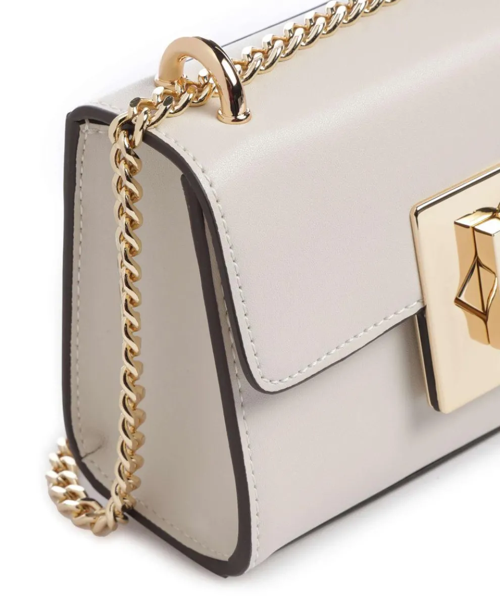 Viena S Schultertasche fein genarbtes Rindsleder elfenbein