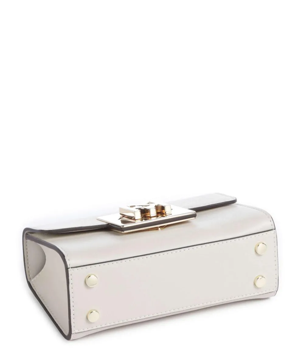 Viena S Schultertasche fein genarbtes Rindsleder elfenbein