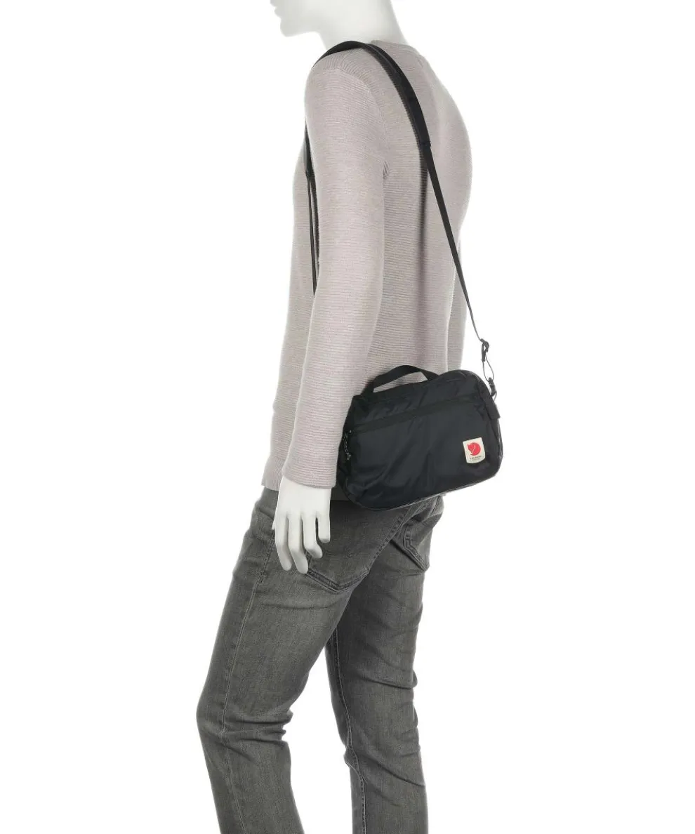 High Coast Umhängetasche recyceltes Polyamid schwarz