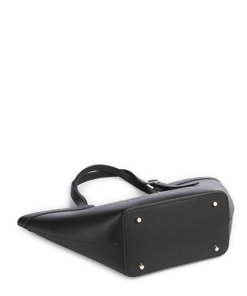 Nan M Shopper genarbtes Rindsleder schwarz