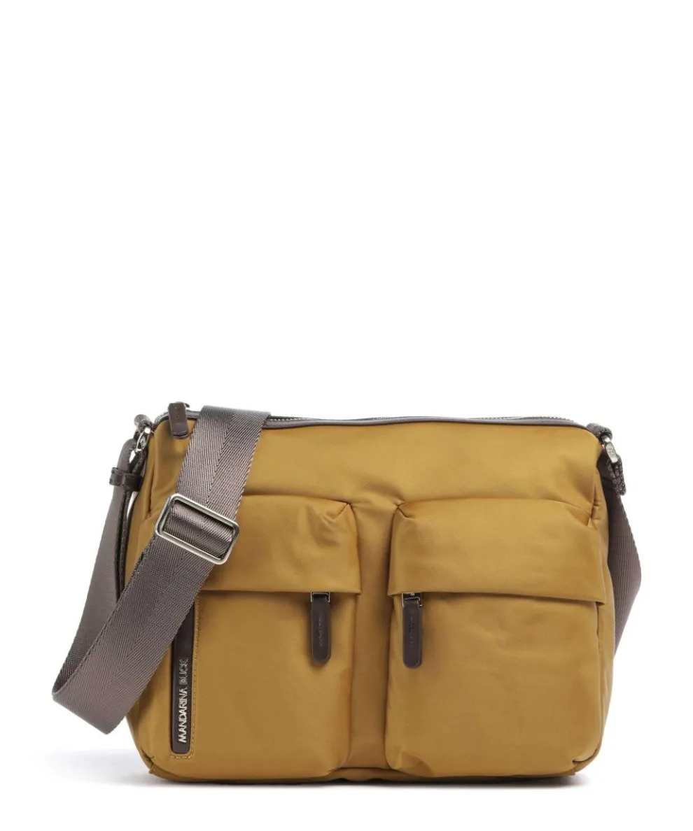 Hunter Schultertasche Nylon ocker