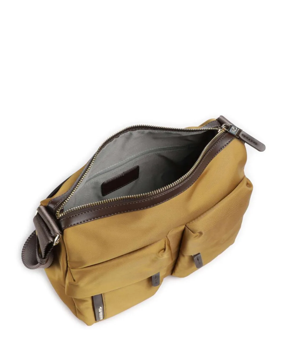 Hunter Schultertasche Nylon ocker